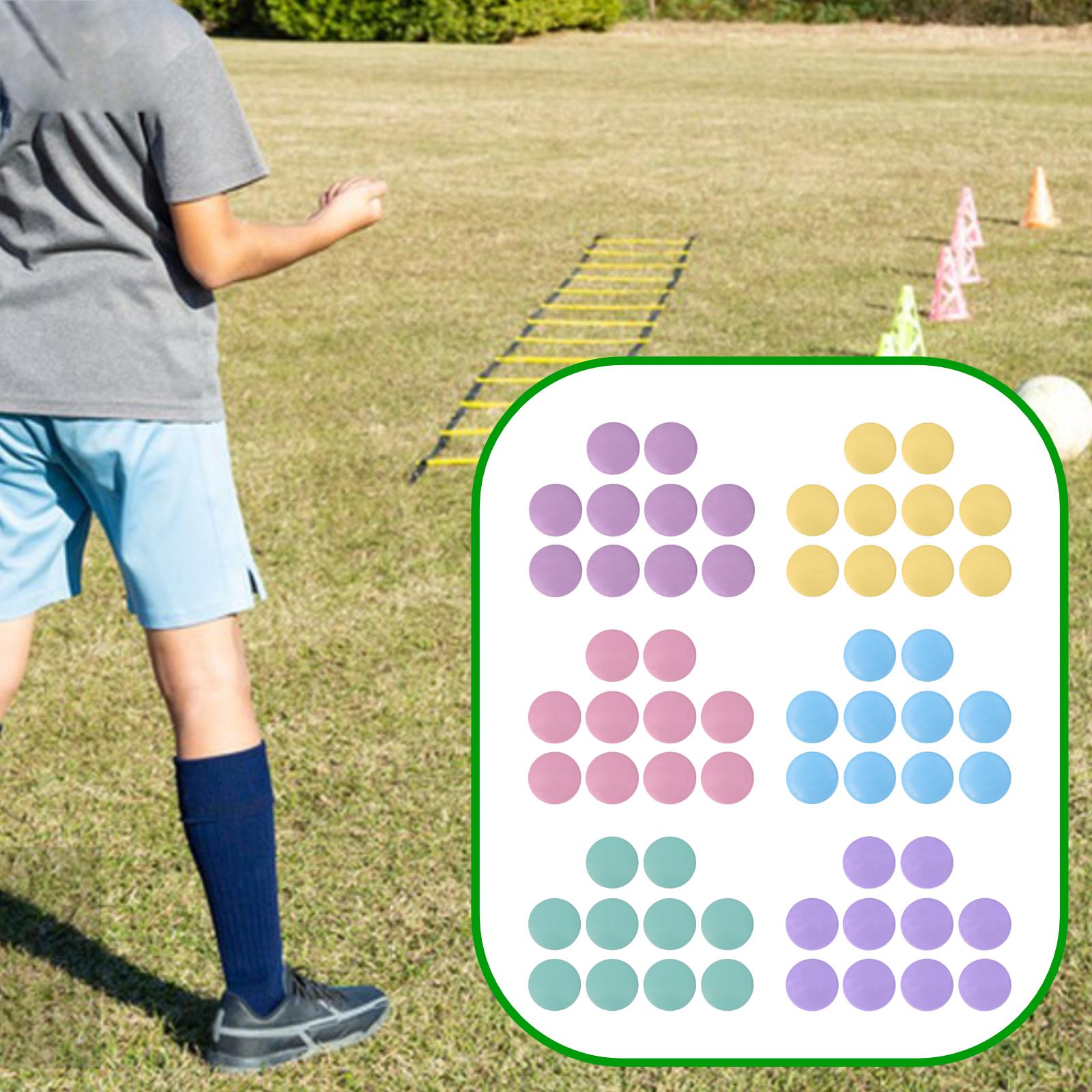 サッカーフラットコーン トレーニングスポットマーカー TPE - Court Marker Cone のレビューと価格