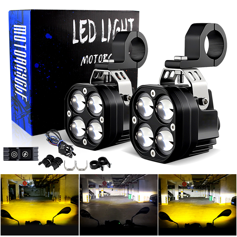 1 セット超高輝度 Led 補助ドライビングライトスポットラ - Badminton Flash のレビューと価格