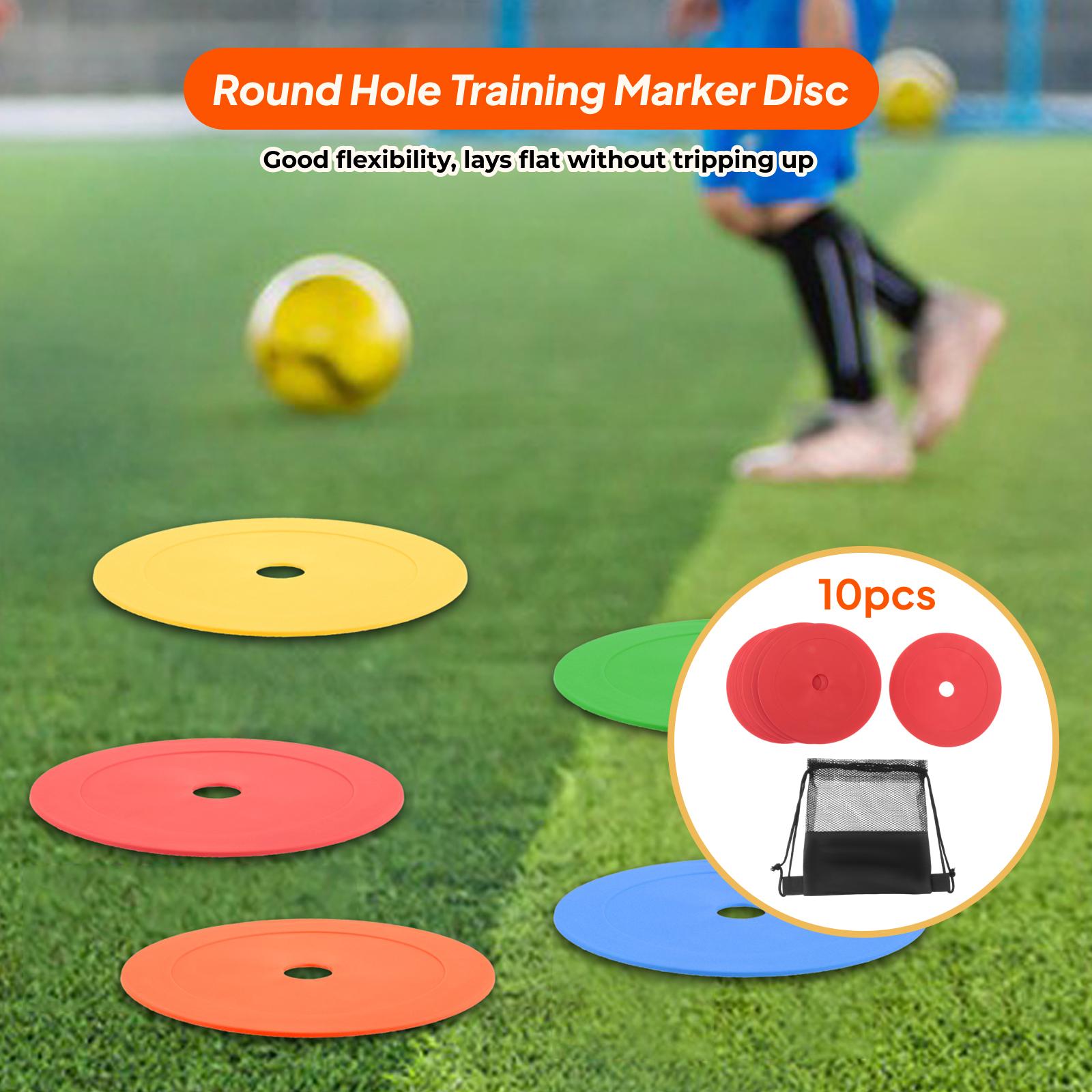 10x フラットコーン 6 インチフィールドコートマーカース - Court Marker Cone のレビューと価格
