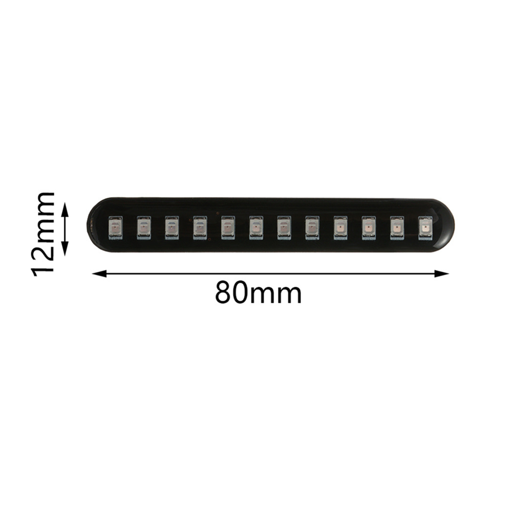 2 個 12 LED モト信号灯シーケンシャル水流れるミニス - Badminton Flash のレビューと価格