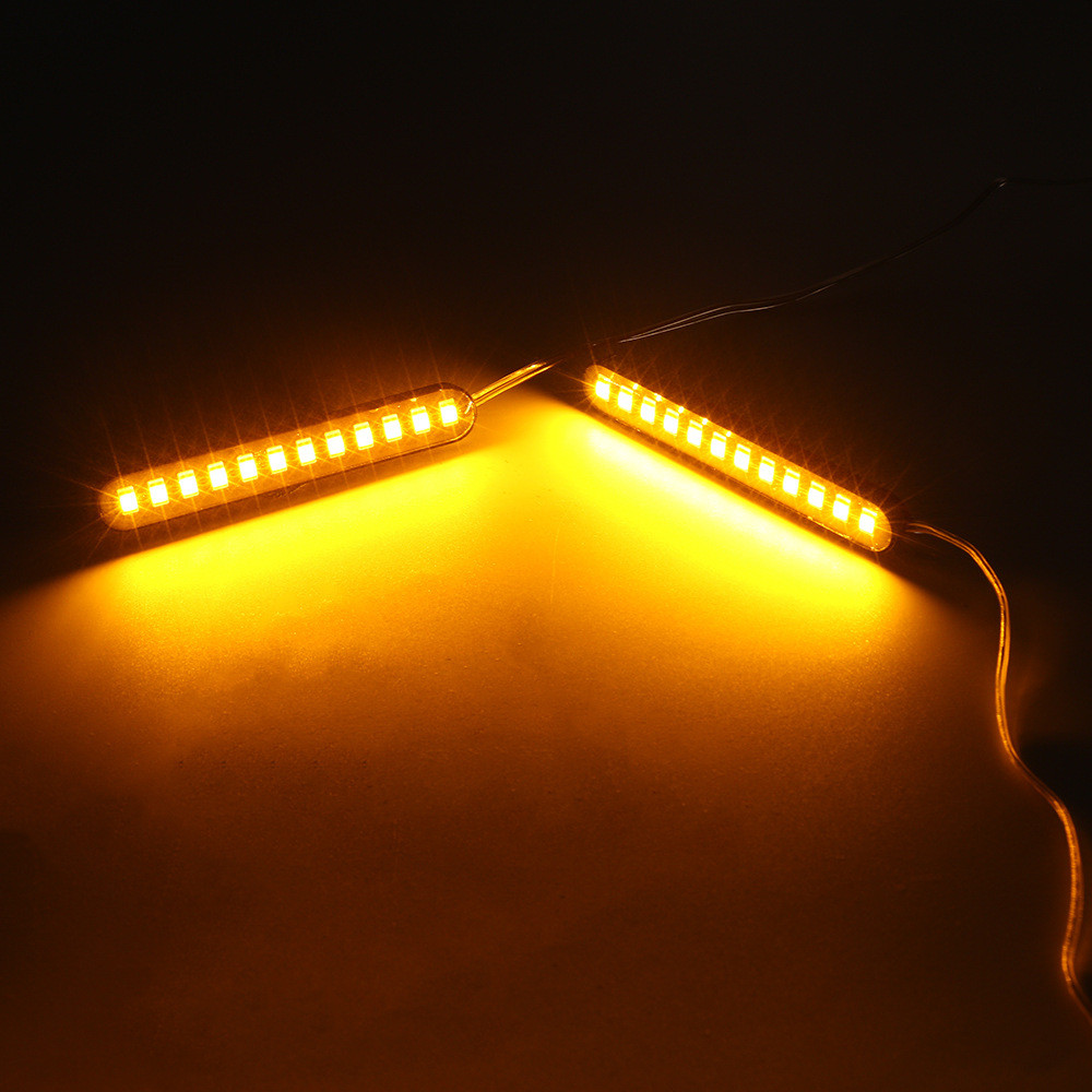 2 個 12 LED モト信号灯シーケンシャル水流れるミニス - Badminton Flash のレビューと価格